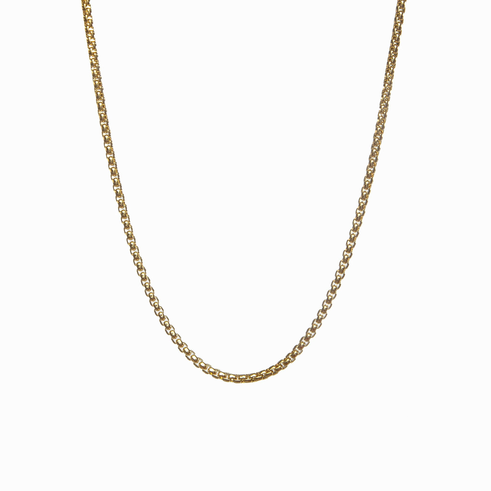 Bike Chain Necklace - Gold