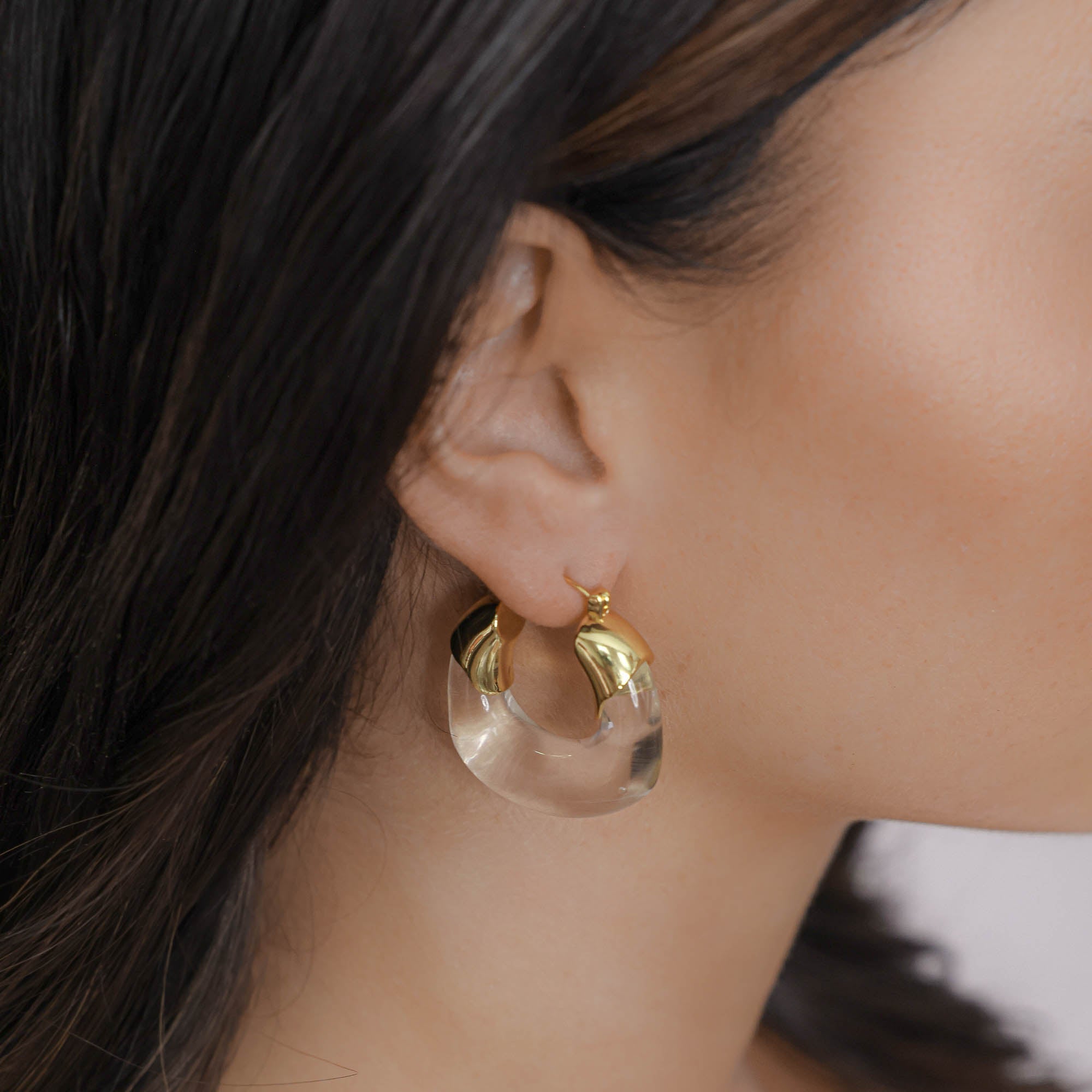 Celine Clear Earrings