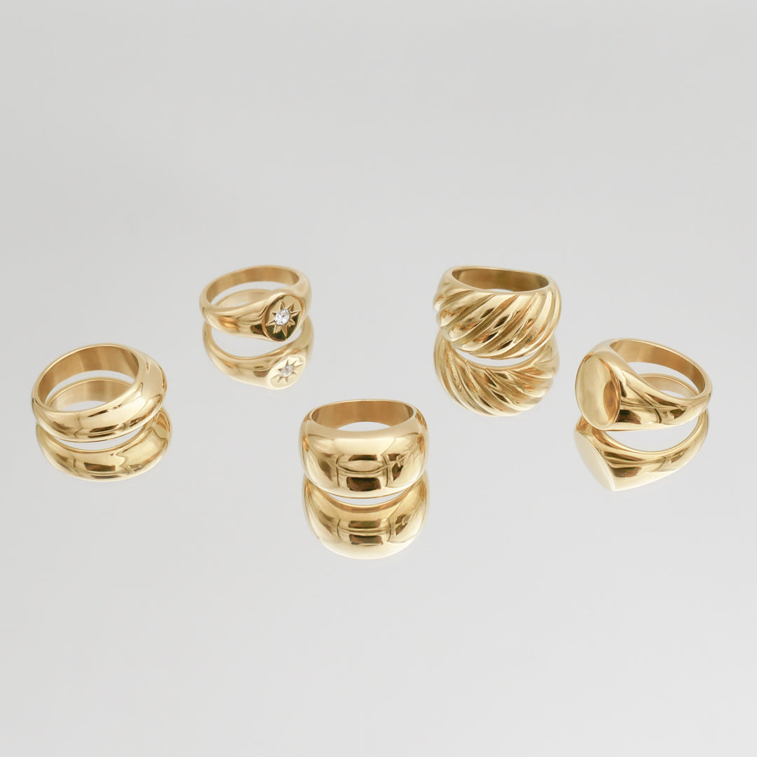 Alexa Dome Ring | Gold