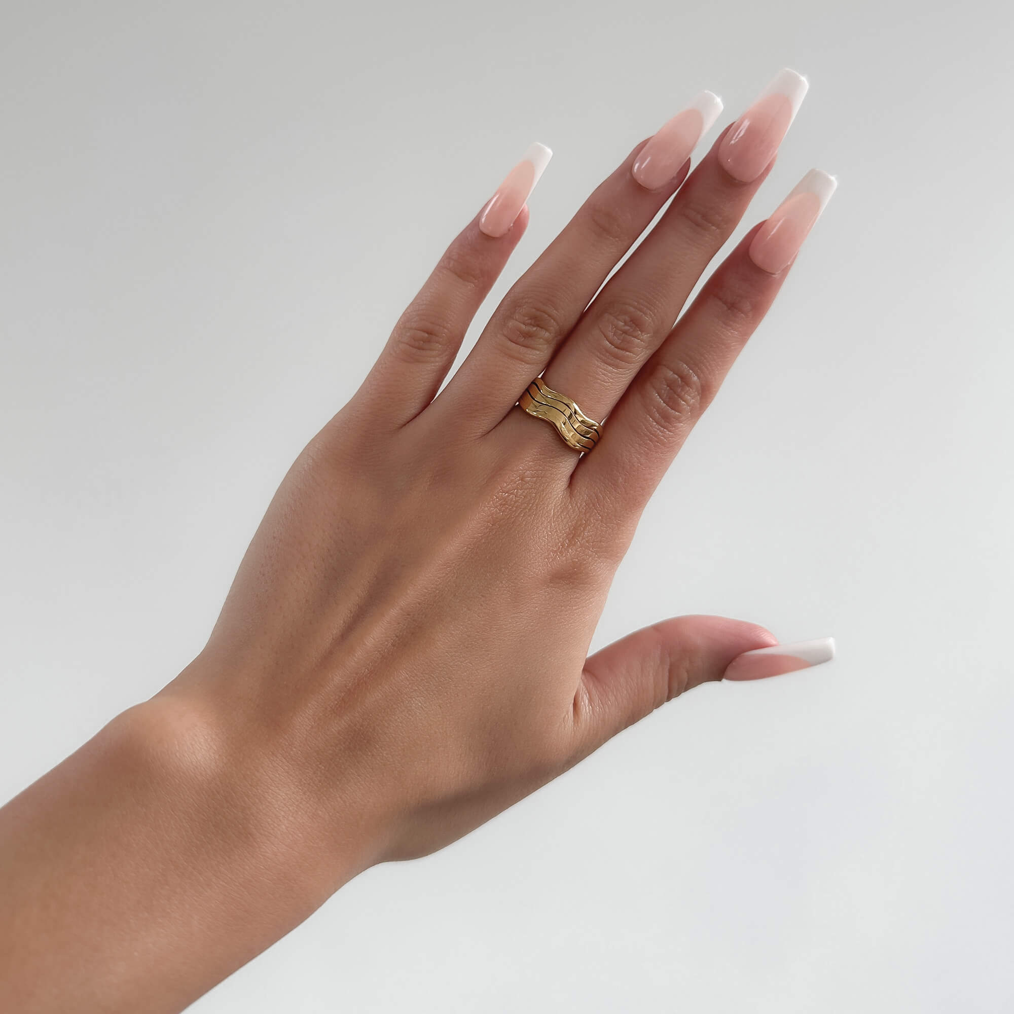 Esme Triple Wave Ring